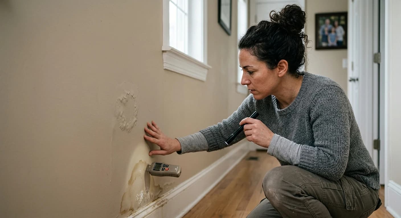 Professional water damage restoration work - What Are Common Signs of Water Damage?